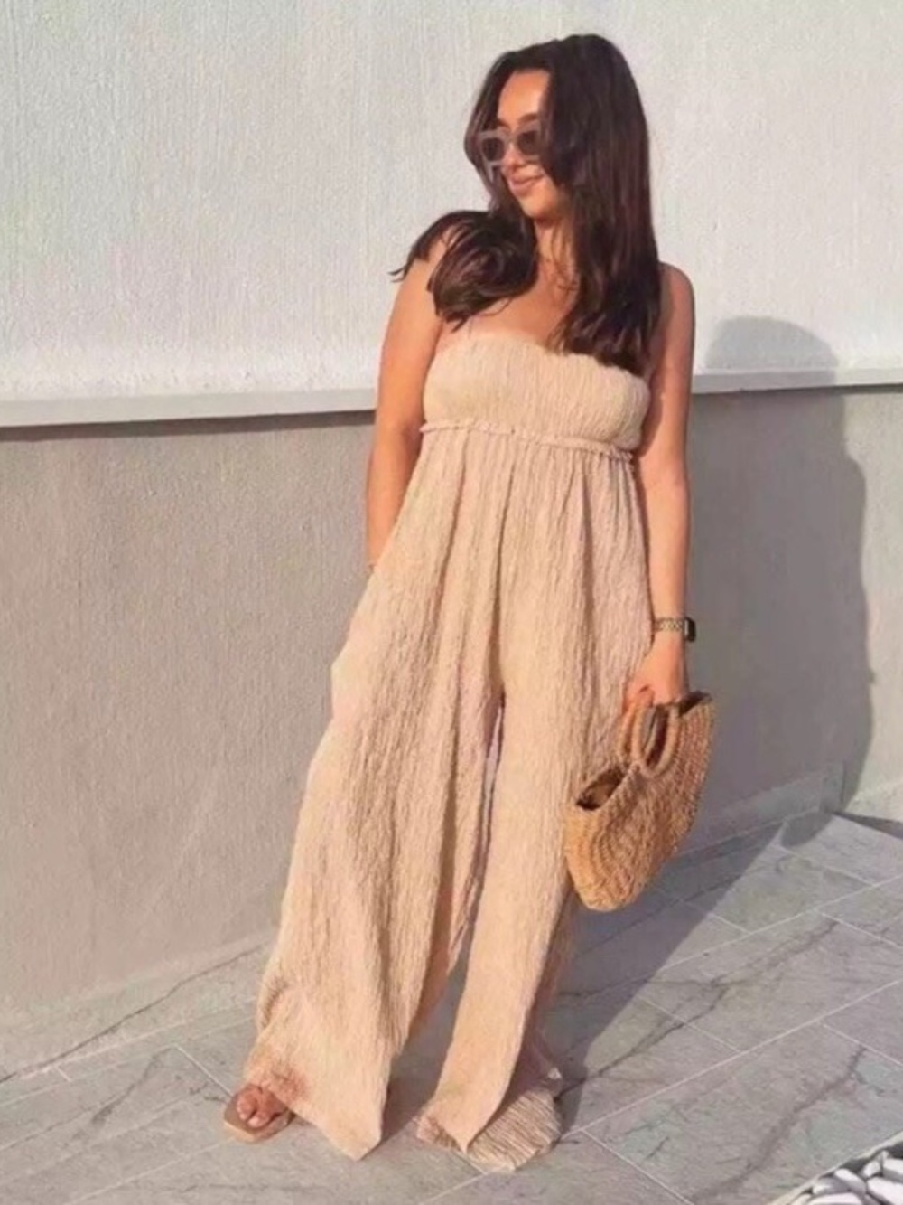 ZARA STRUCTURED LONG JUMPSUIT
